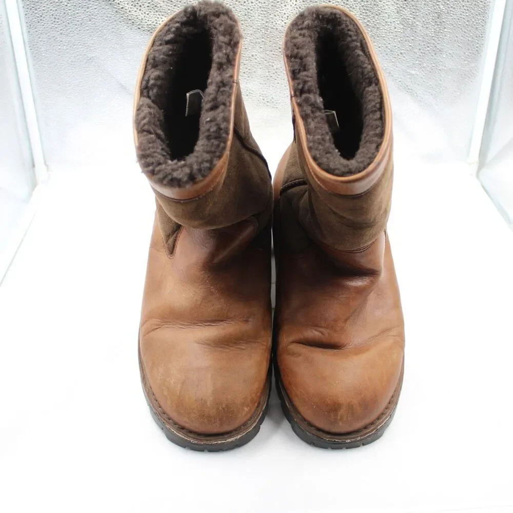 UGG Australia Beacon 5485 Men Size 11 Leather Sheepskin Shearling Boots RARE